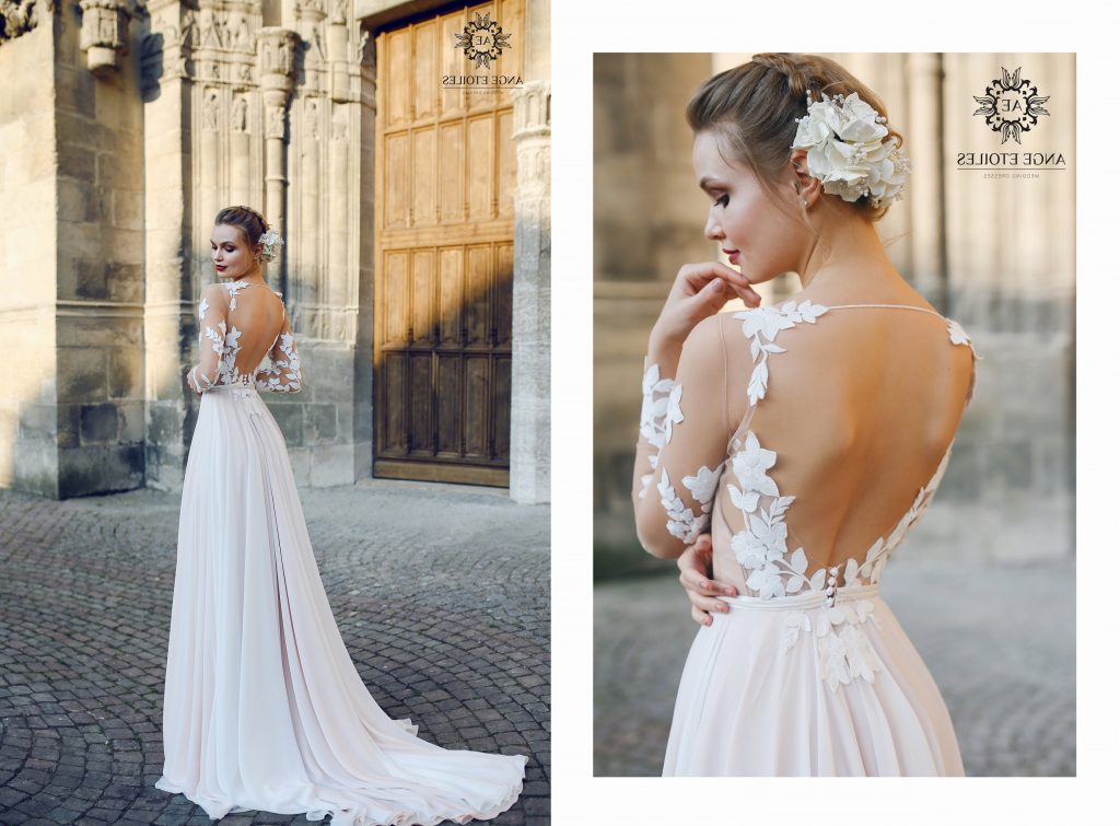 backless dress wedding