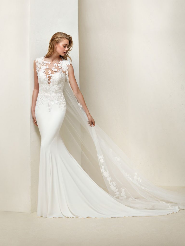 wedding dress styles for tall brides