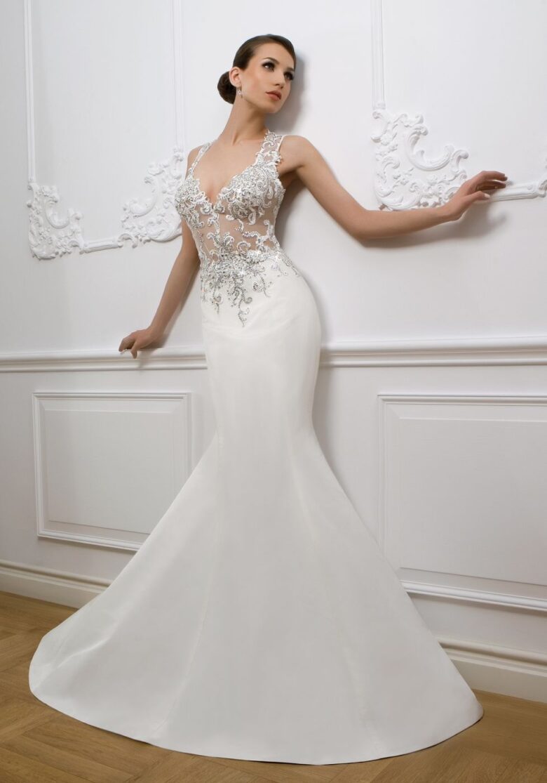 best wedding dress for tall and slim