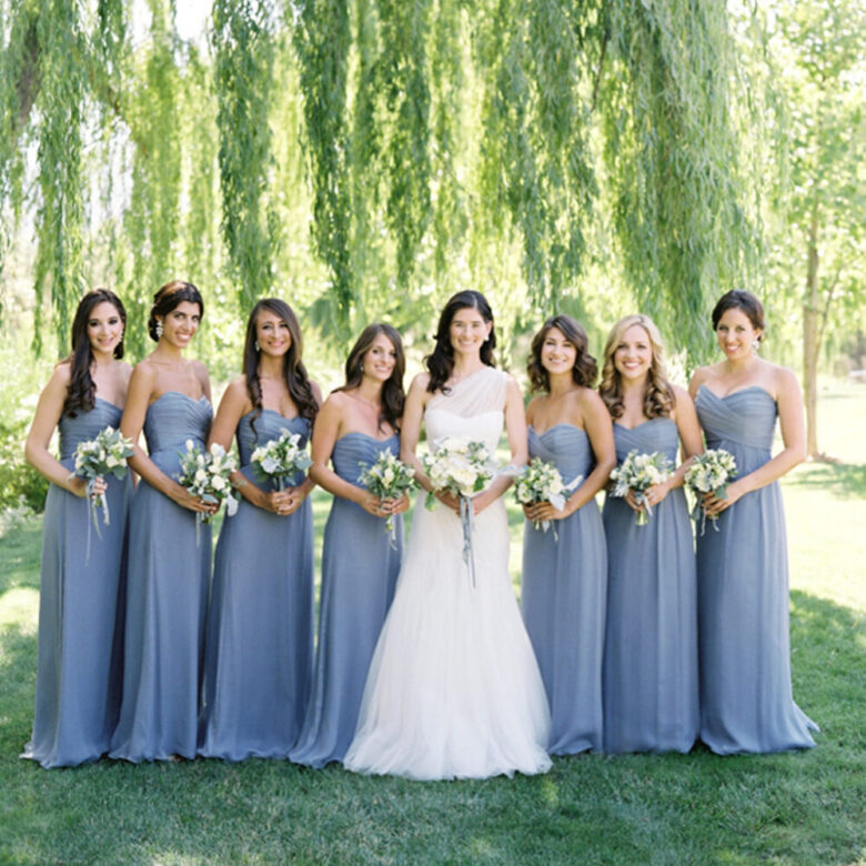 21 Best Blue Bridesmaid Dresses for 2019 - Royal Wedding