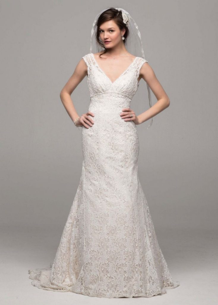 flattering wedding dresses for big busts