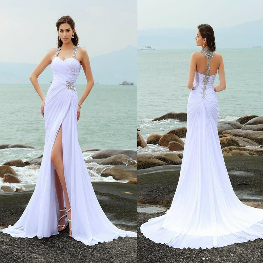 beach wedding dress for bride