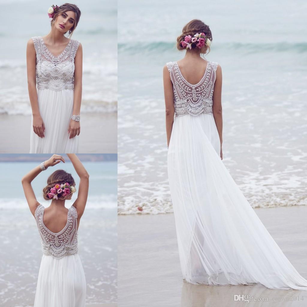 best beach wedding dresses 2018