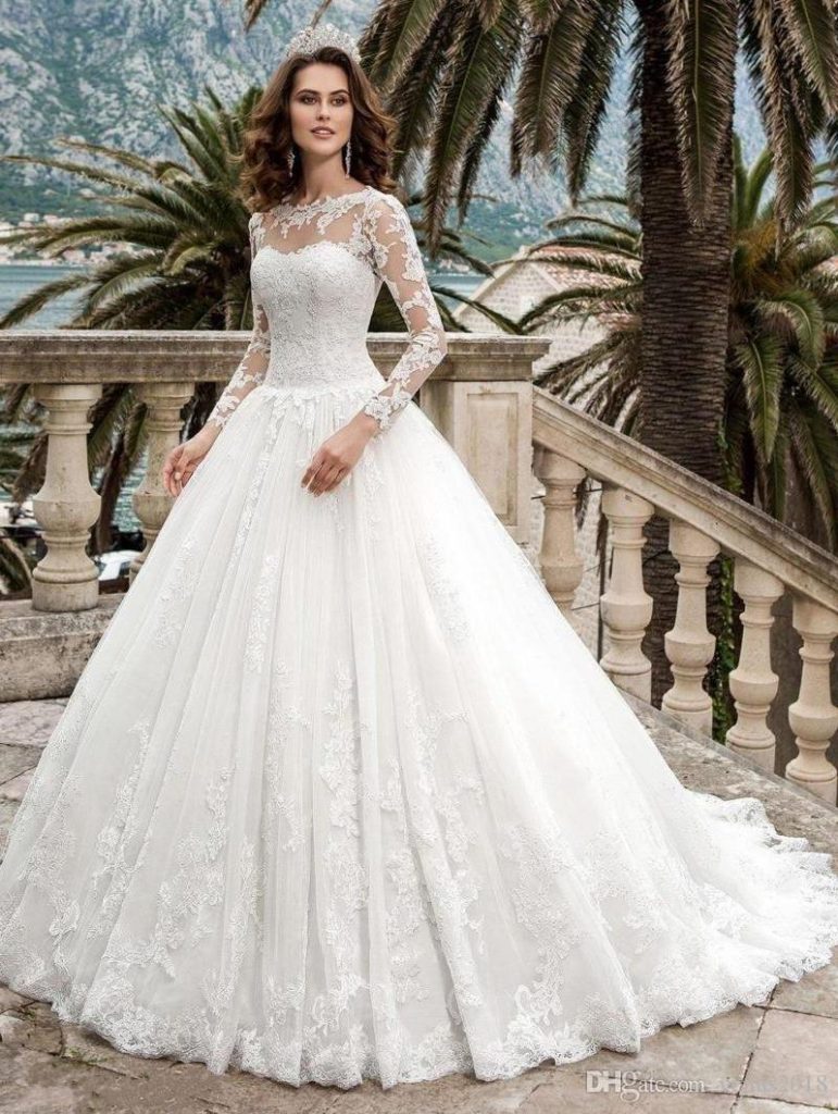 latest model wedding dress