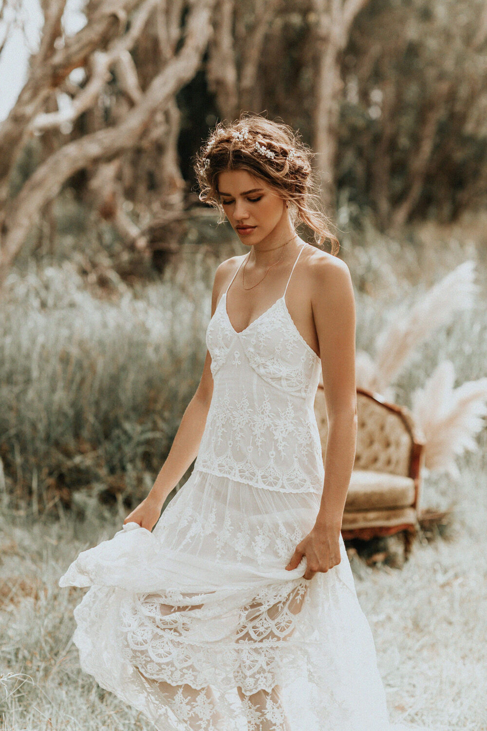 Bohemian Wedding Dress – How to Look Breathtaking - Royal Wedding Gypsy Boho Dress