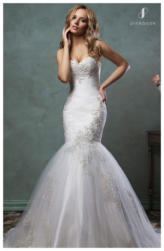 a mermaid wedding dress